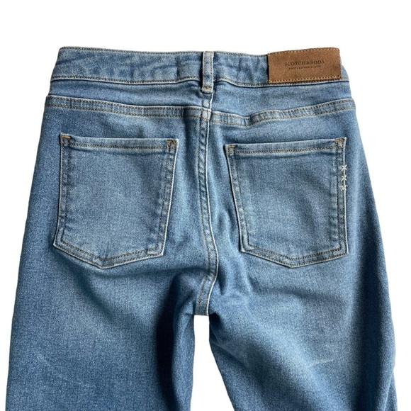 Scotch & Soda Amsterdam Blauw Denim Skinny Jeans Blue Size 25W 32L LA BOHEMIENNE - Picture 9 of 10